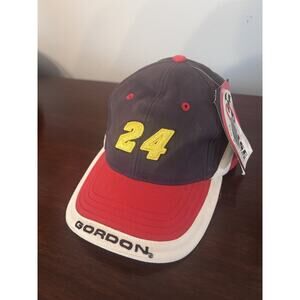 Jeff Gordon #24 Soft denim red white blue, embroidered HASE cap hat NASCAR